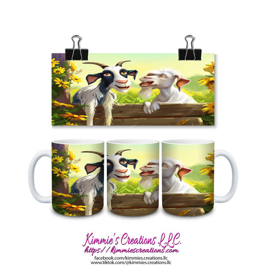 Goat-cha! Hilarious Hooves & Hydration Mug - mug
