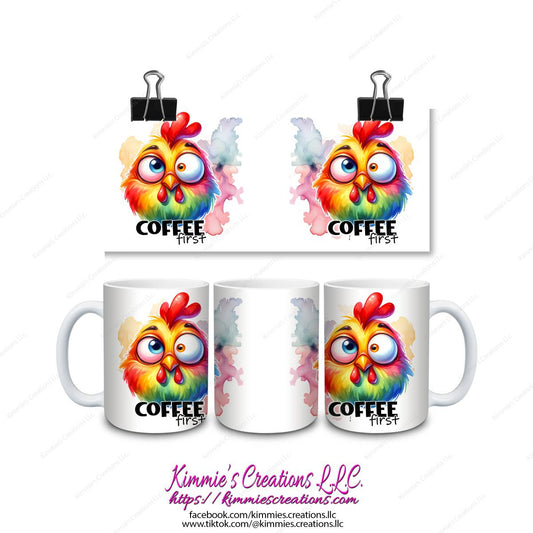 Coffee First Mug - mug