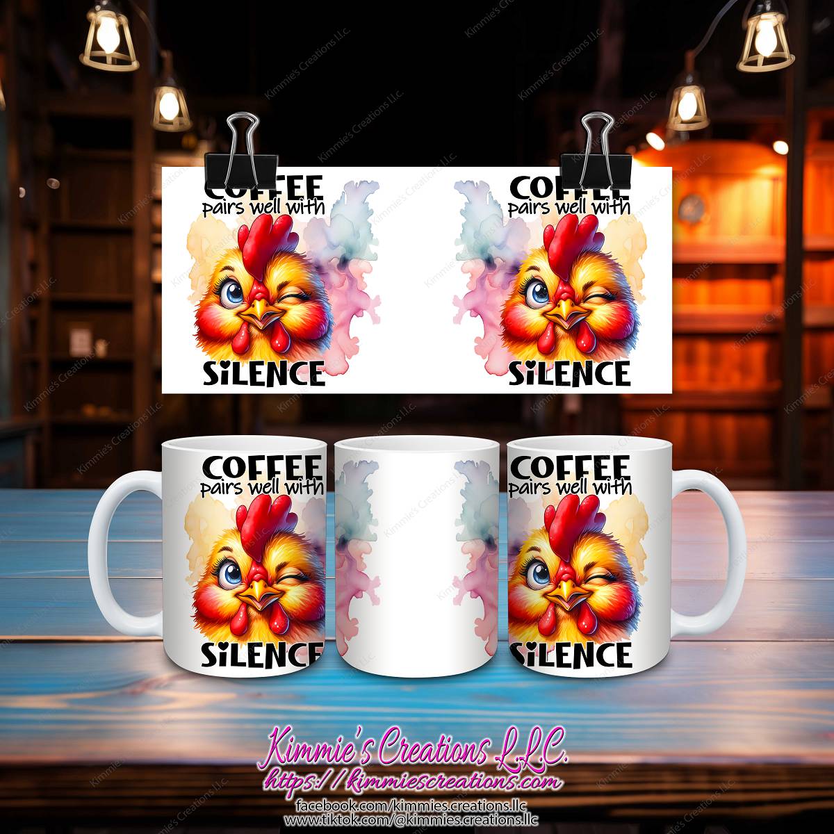 Coffee Pairs Well with Silence Mug - mug