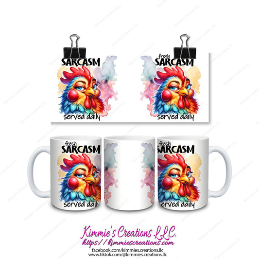 Fresh Sarcasm Served Daily Mug - mug