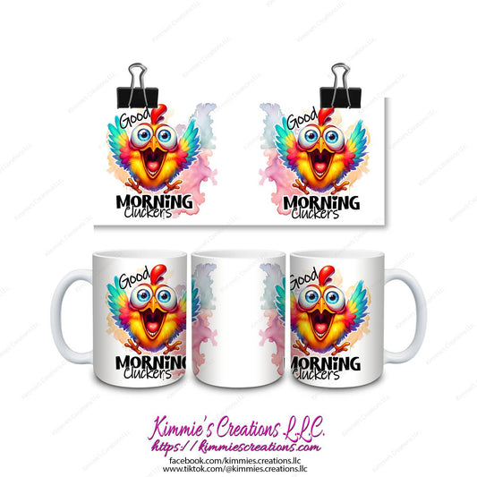 Good Morning Cluckers Mug - mug