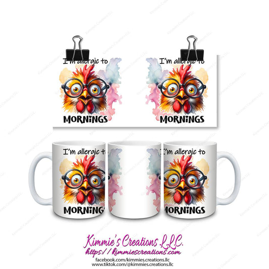 I’m Allergic to Mornings Mug - mug