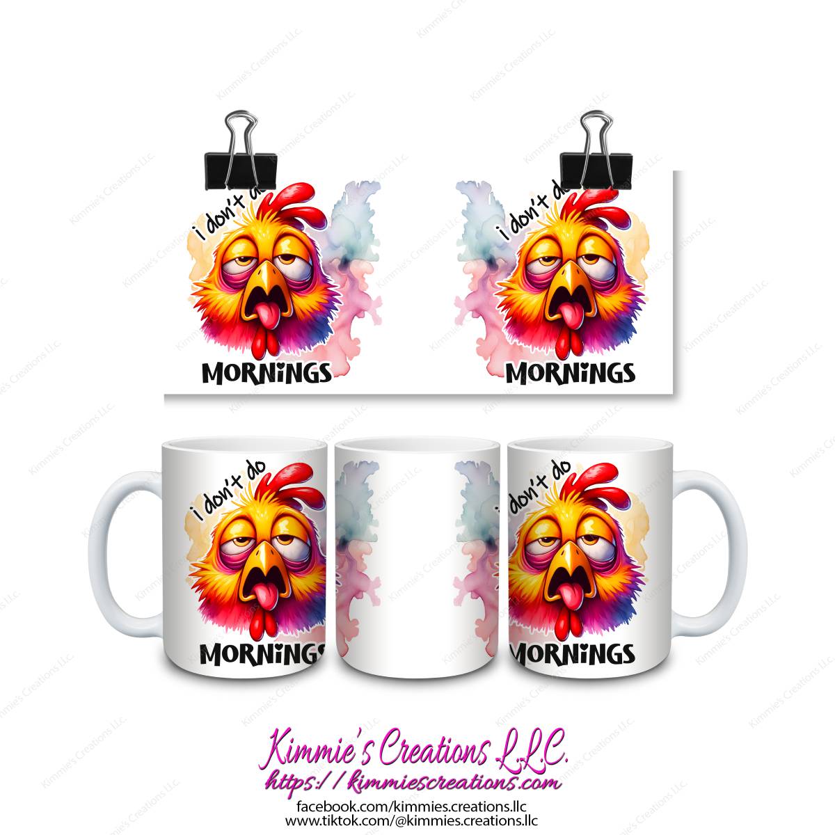 I Don't Do Mornings Mug - Kimmie's Creations L.L.C.