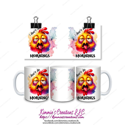 I Don’t Do Mornings Mug - mug