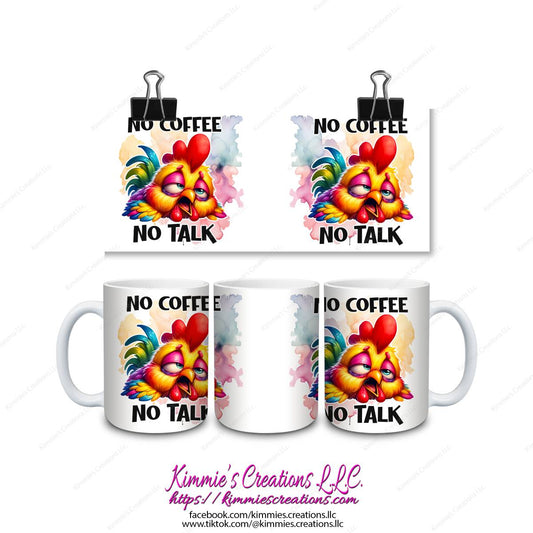 No Coffee Talk Mug - mug
