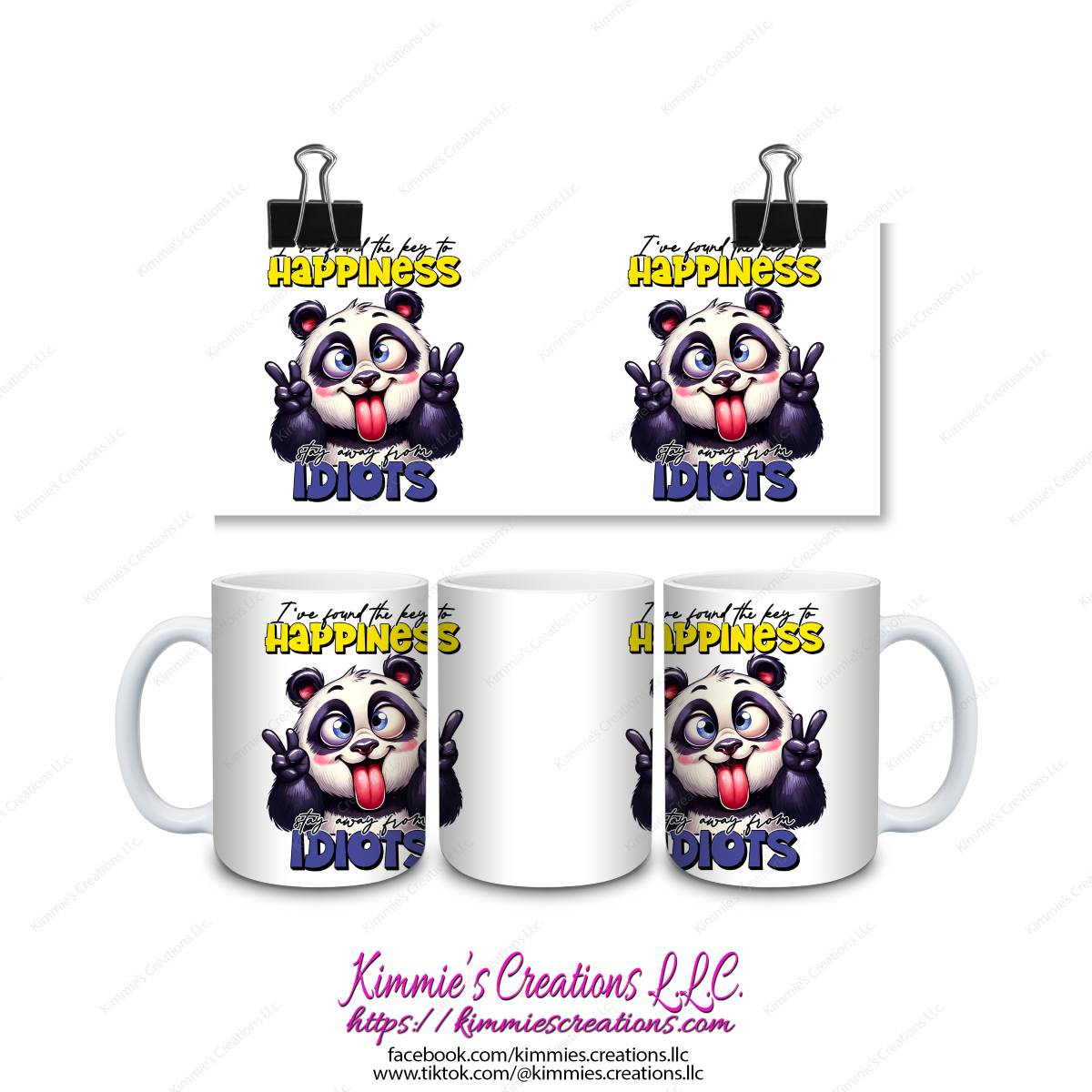 I've Found the Key to Happiness Stay Away From Idiots Mug - Kimmie's Creations L.L.C.