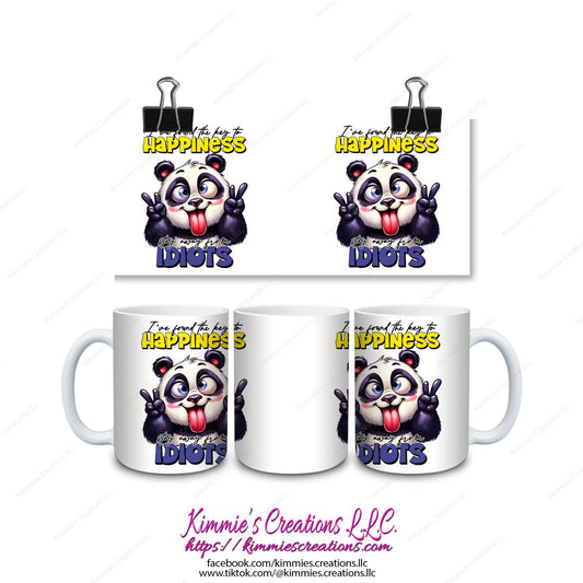 I’ve Found the Key to Happiness Stay Away From Idiots Mug - mug