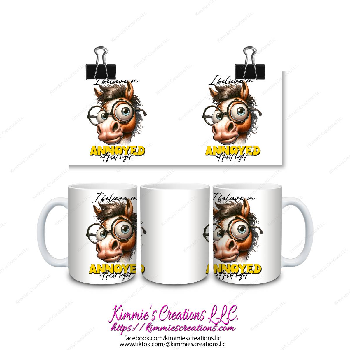 I Believe in Annoyed at First Sight Mug - Kimmie's Creations L.L.C.