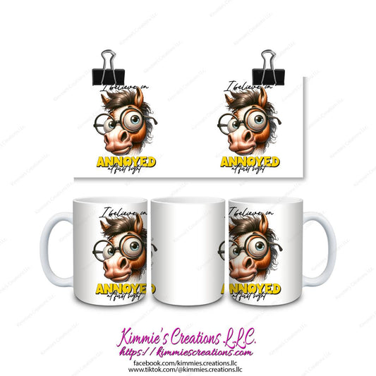 I Believe in Annoyed at First Sight Mug - mug
