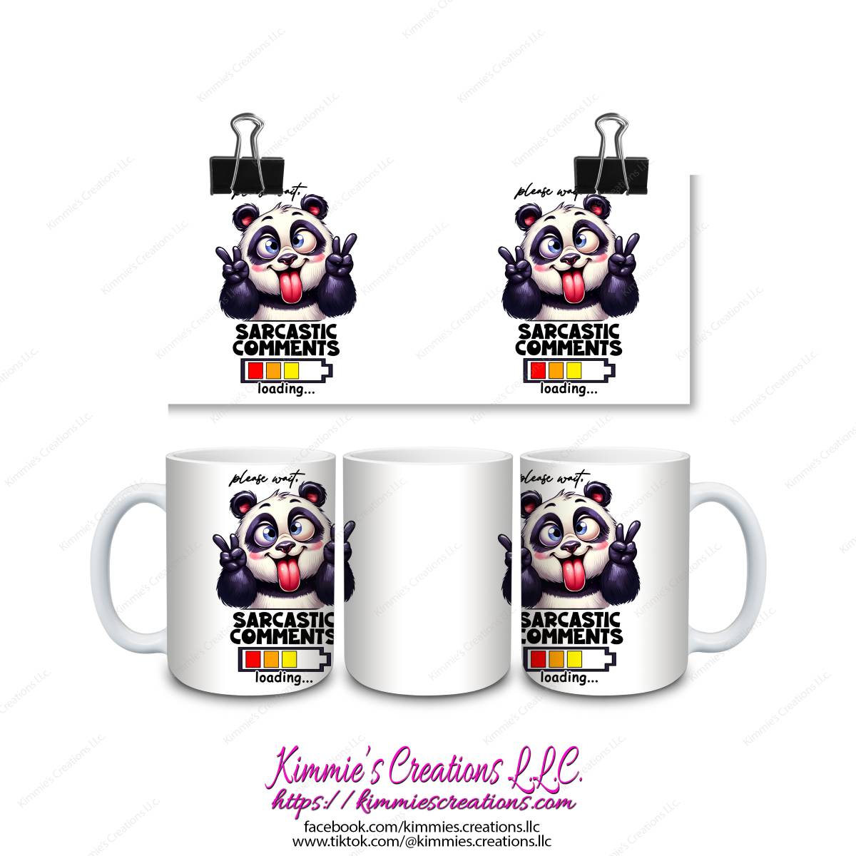 Please Wait Sarcastic Comments Loading Mug - Kimmie's Creations L.L.C.