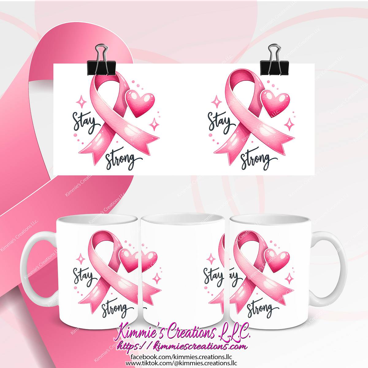 Breast Cancer Awareness Mug - Kimmie's Creations L.L.C.