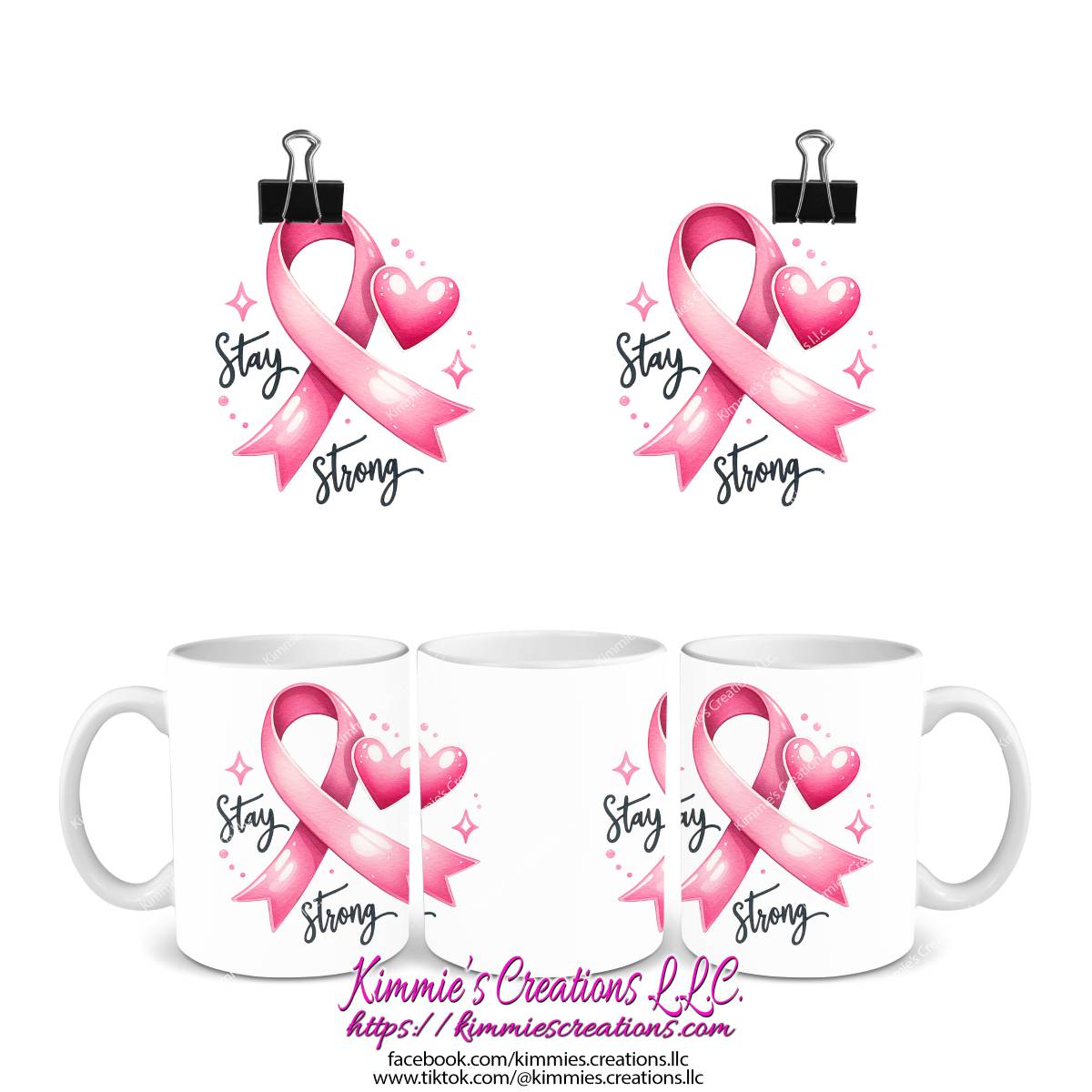 Breast Cancer Awareness Mug - Kimmie's Creations L.L.C.