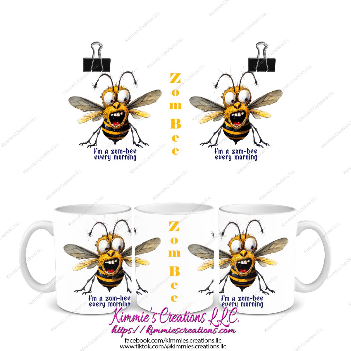 I’m a Zom-bee Every Morning Mug - mug
