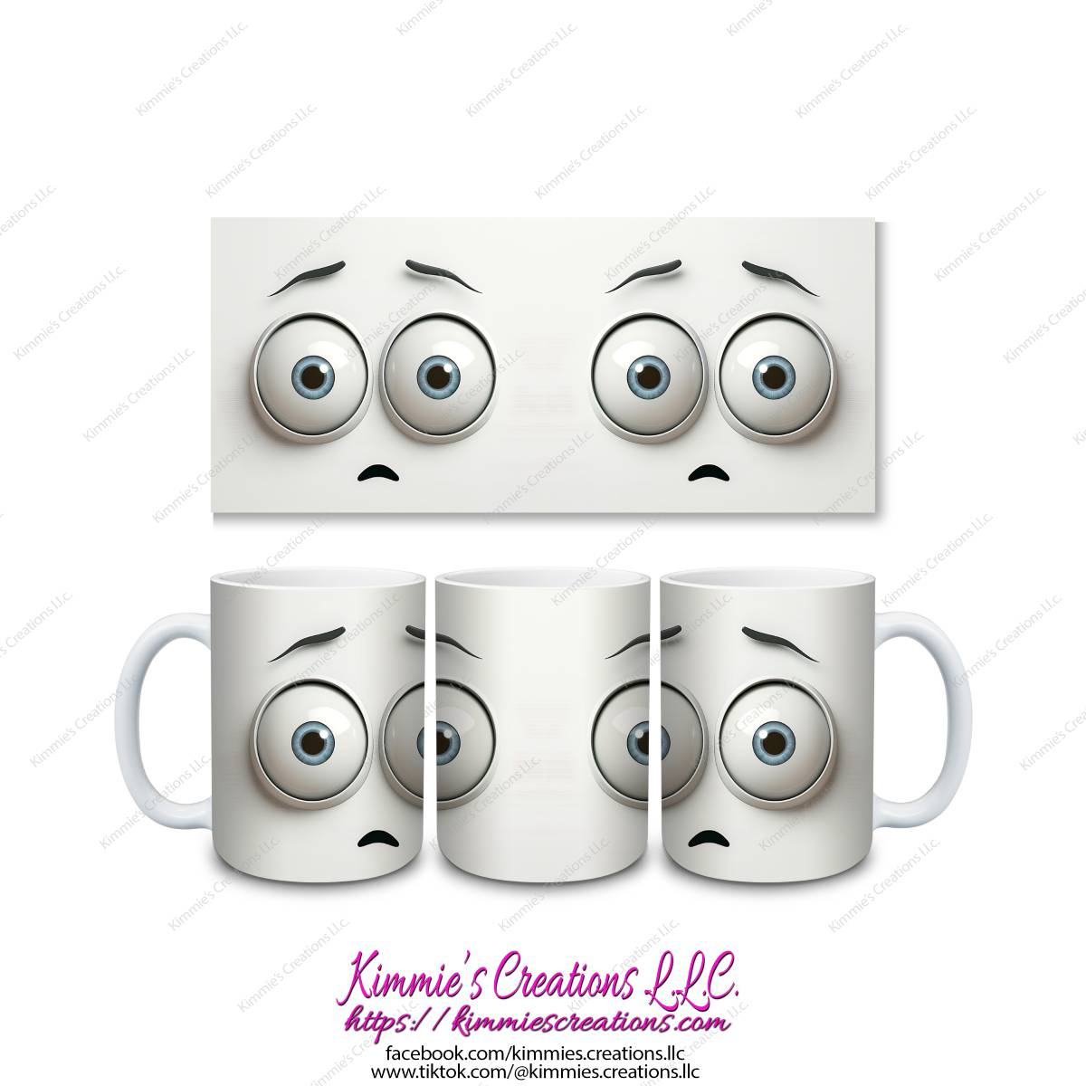 Surprised Faces on a Mug - Kimmie's Creations L.L.C.