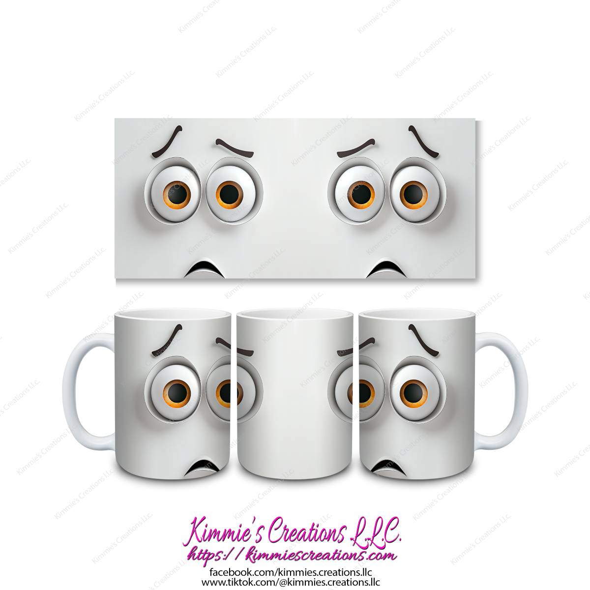 Surprised Faces on a Mug - Kimmie's Creations L.L.C.
