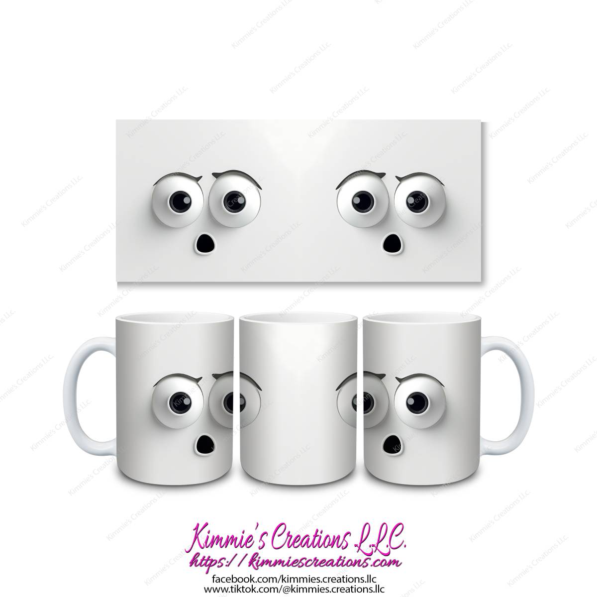 Surprised Faces on a Mug - Kimmie's Creations L.L.C.