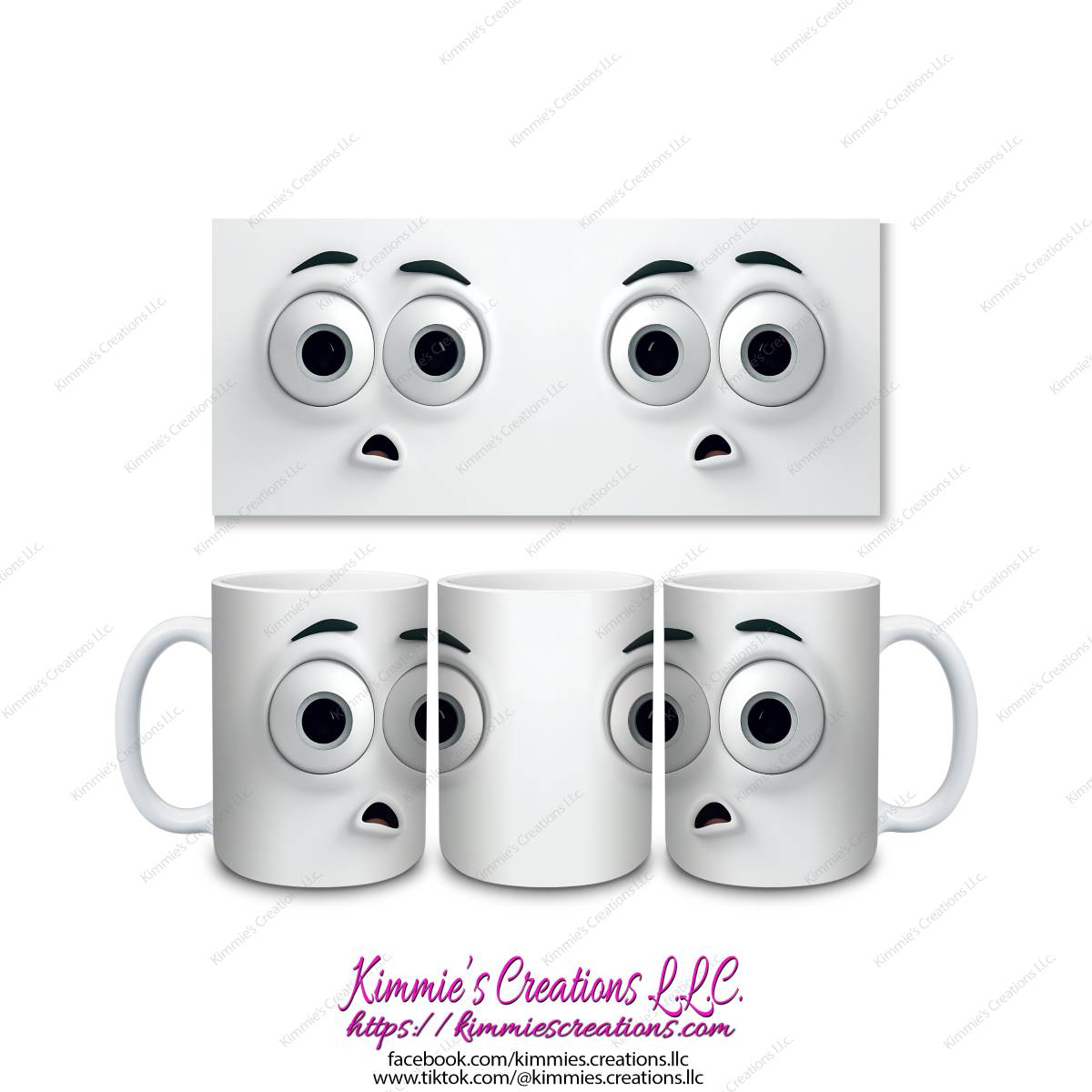 Surprised Faces on a Mug - Kimmie's Creations L.L.C.
