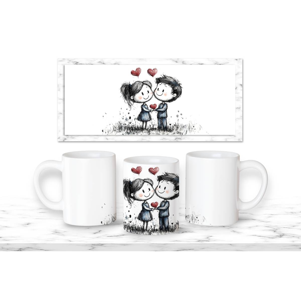 Valentine's Couple Mug - Kimmie's Creations L.L.C.