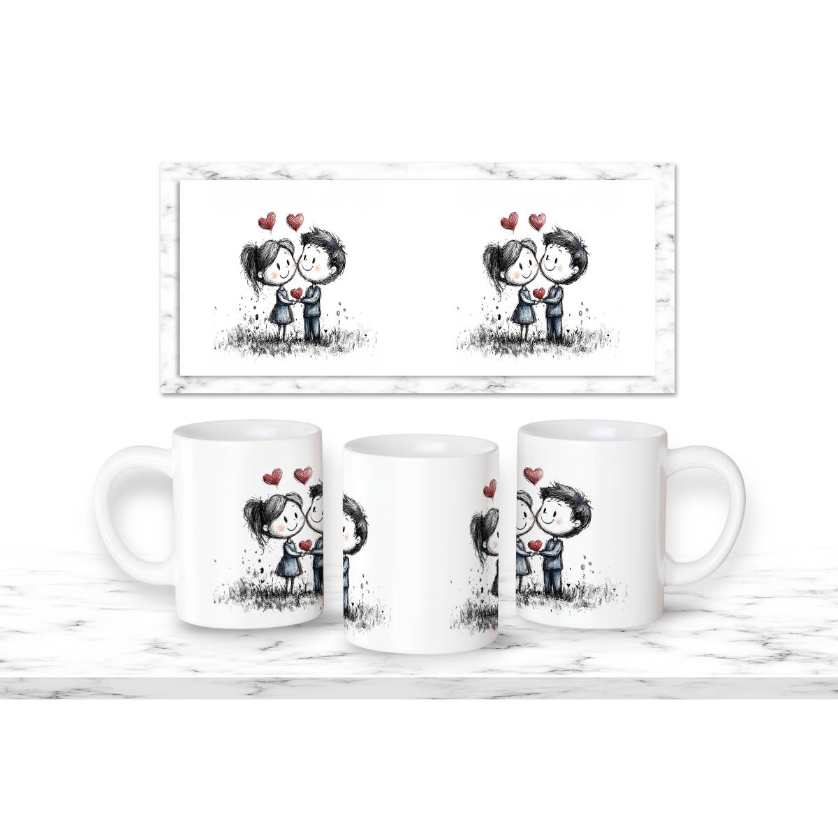 Valentine's Couple Mug - Kimmie's Creations L.L.C.