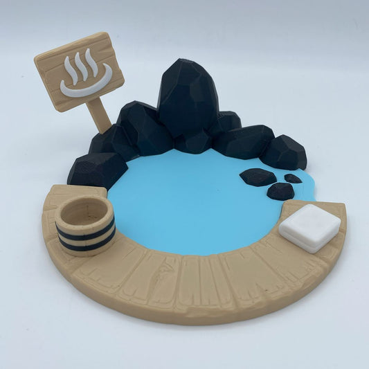 Otter Onsen with an Otter 3D print