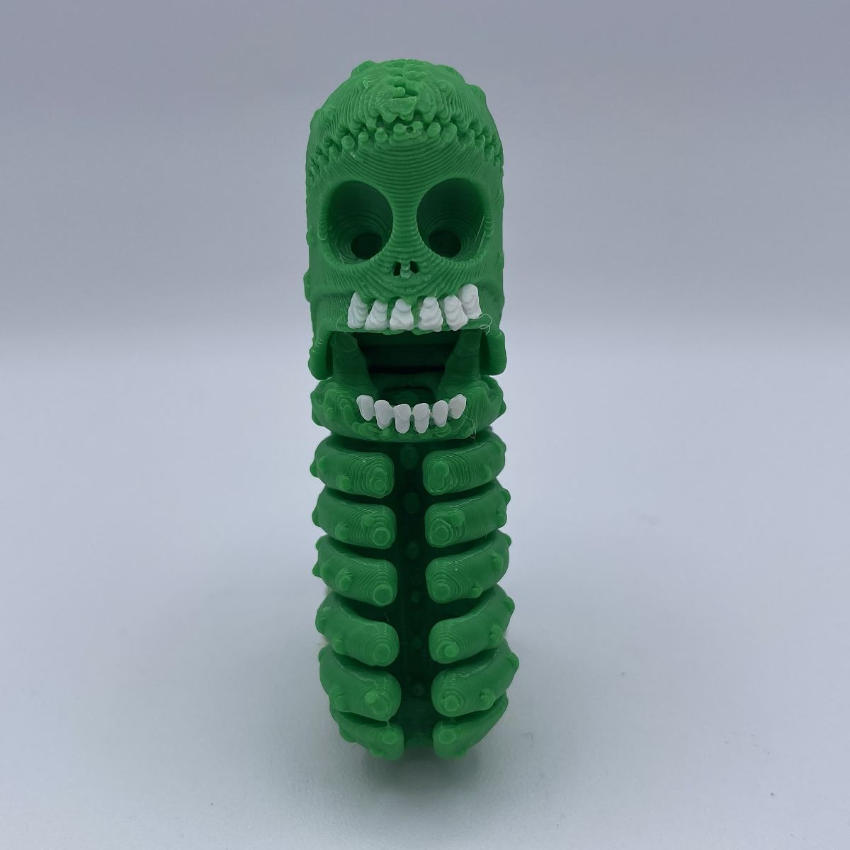 Tickles the Pickle - Articulated 3D Printed Fidget Toy & Keychain