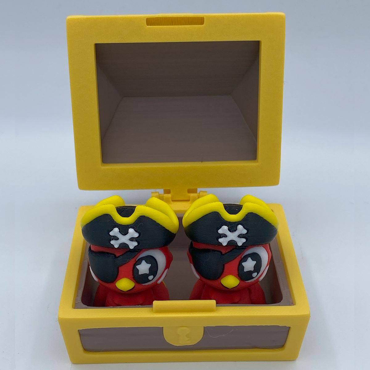 Pirate Parrot with optional Treasure Chest