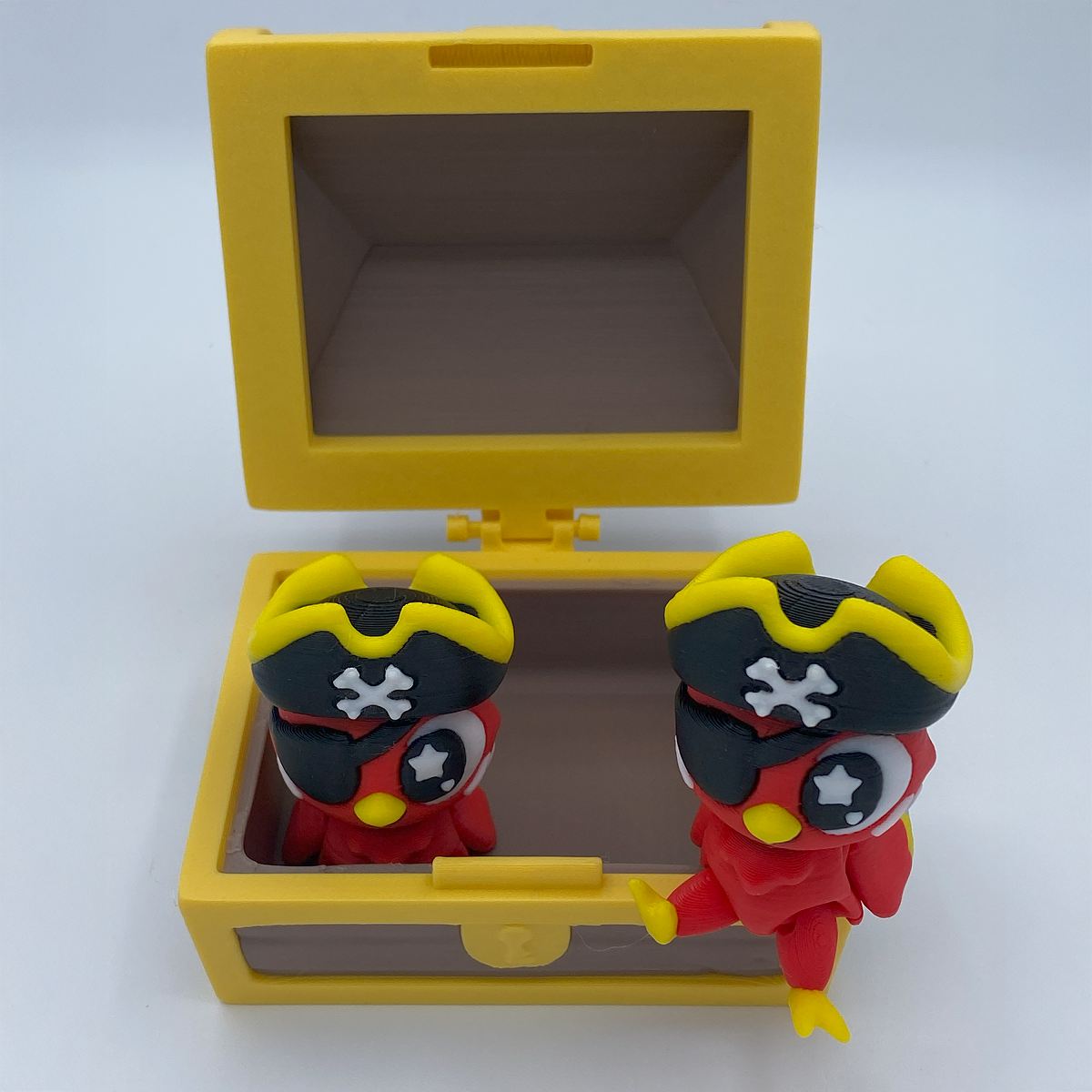 Pirate Parrot with optional Treasure Chest