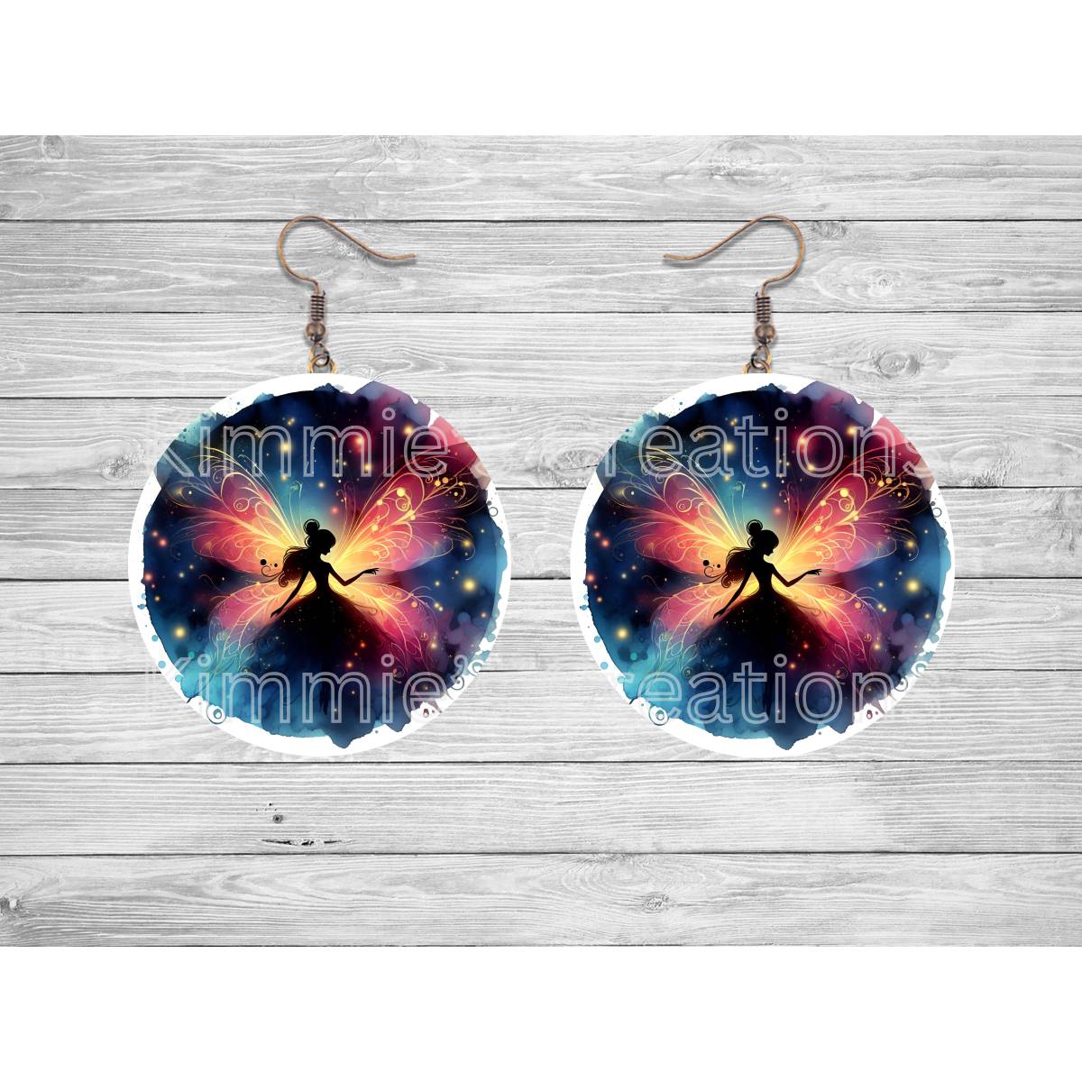 Fairies - a collection of Round Earrings - Kimmie's Creations L.L.C.