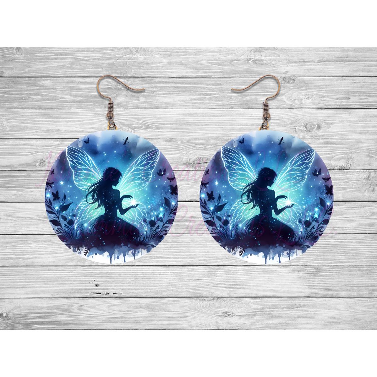 Fairies - a collection of Round Earrings - Kimmie's Creations L.L.C.