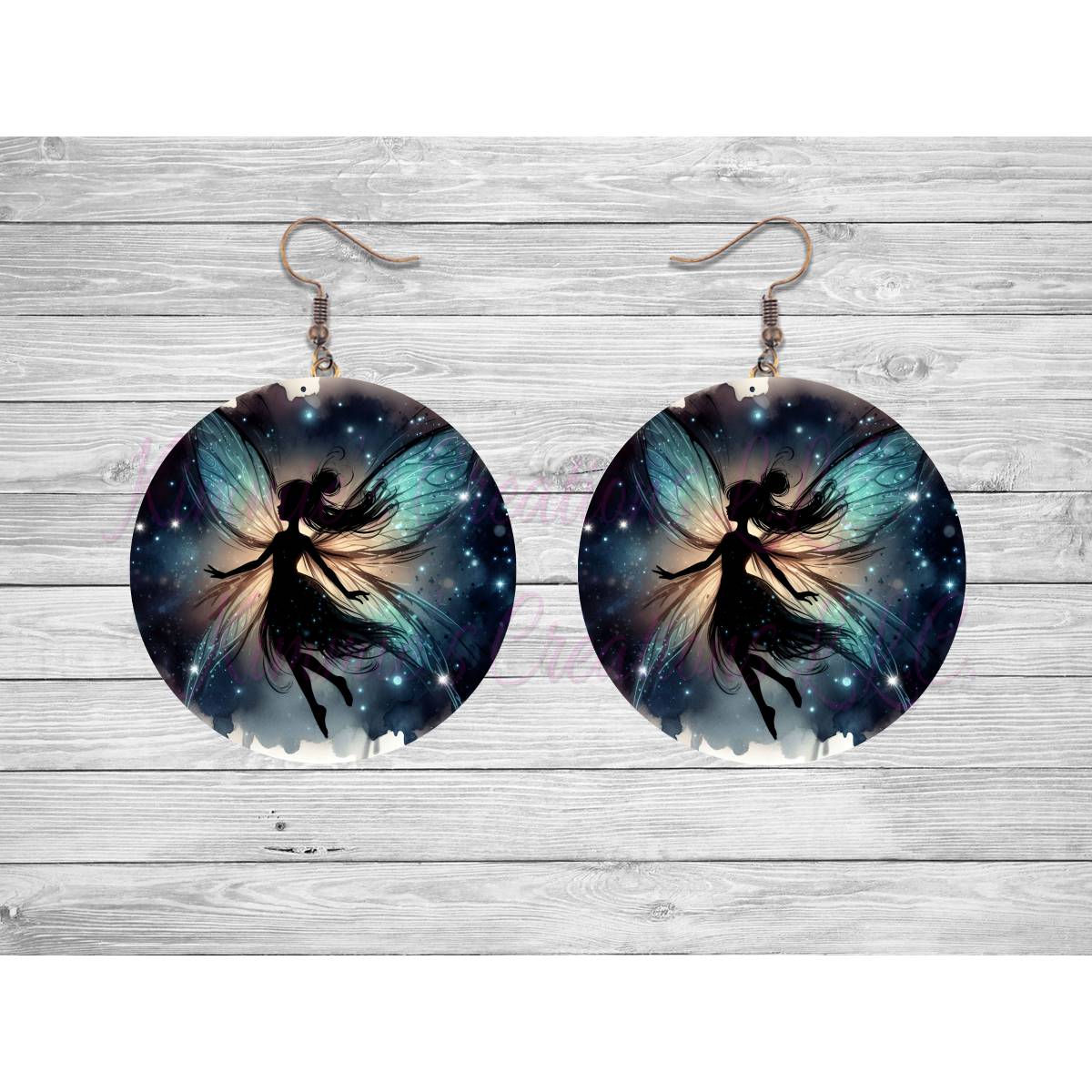 Fairies - a collection of Round Earrings - Kimmie's Creations L.L.C.
