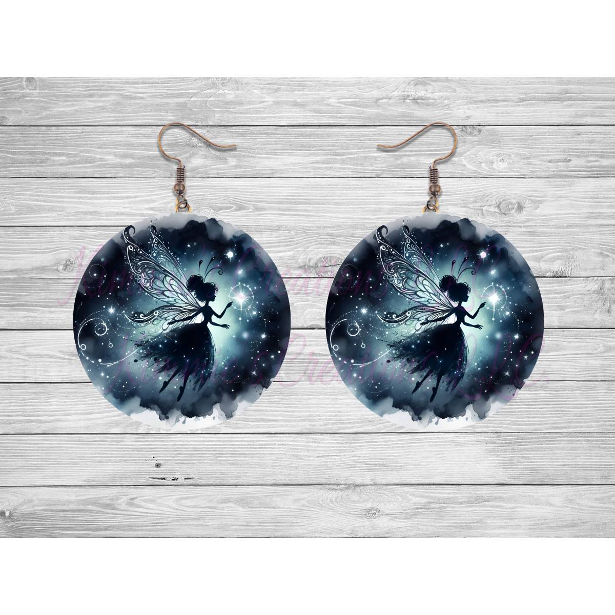 Fairies - a collection of Round Earrings - Kimmie's Creations L.L.C.