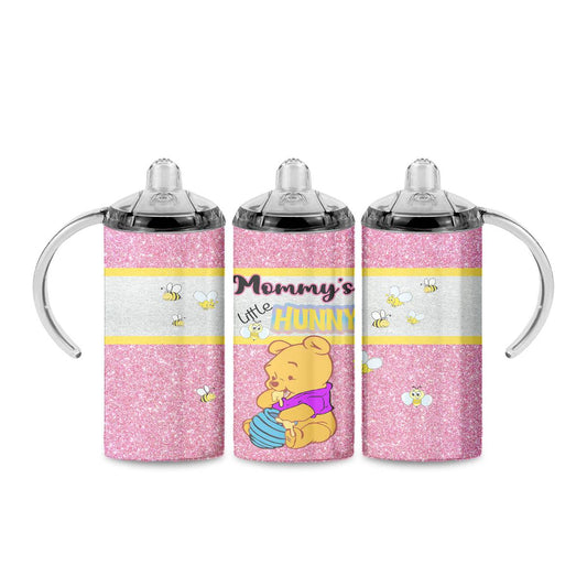 Adorable Winnie the Pooh Sippy Cup: Celebrate Mommy’s Little Hunny! - Pink - sippy cup