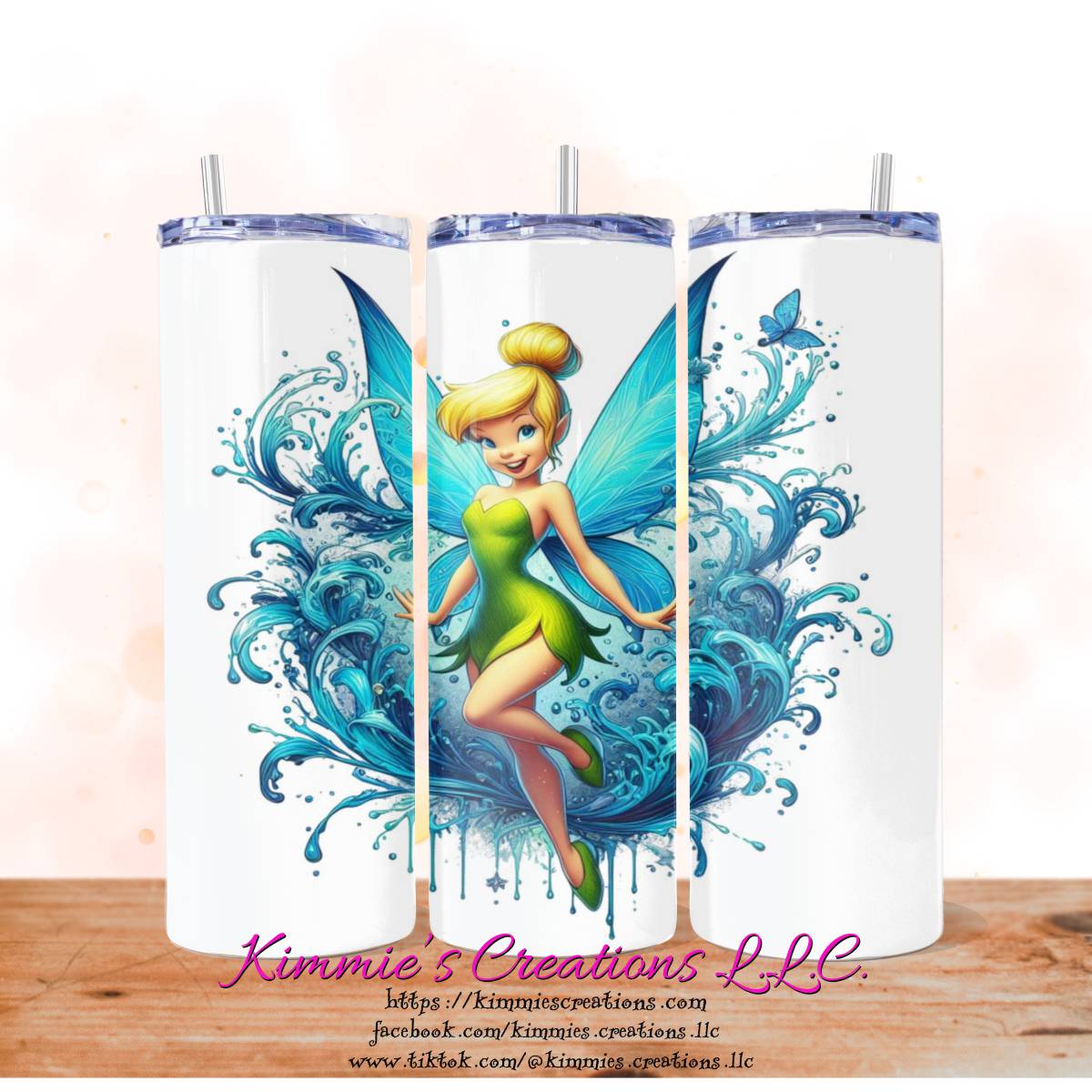 Magical Tinkerbell Skinny Tumbler - Kimmie's Creations L.L.C.