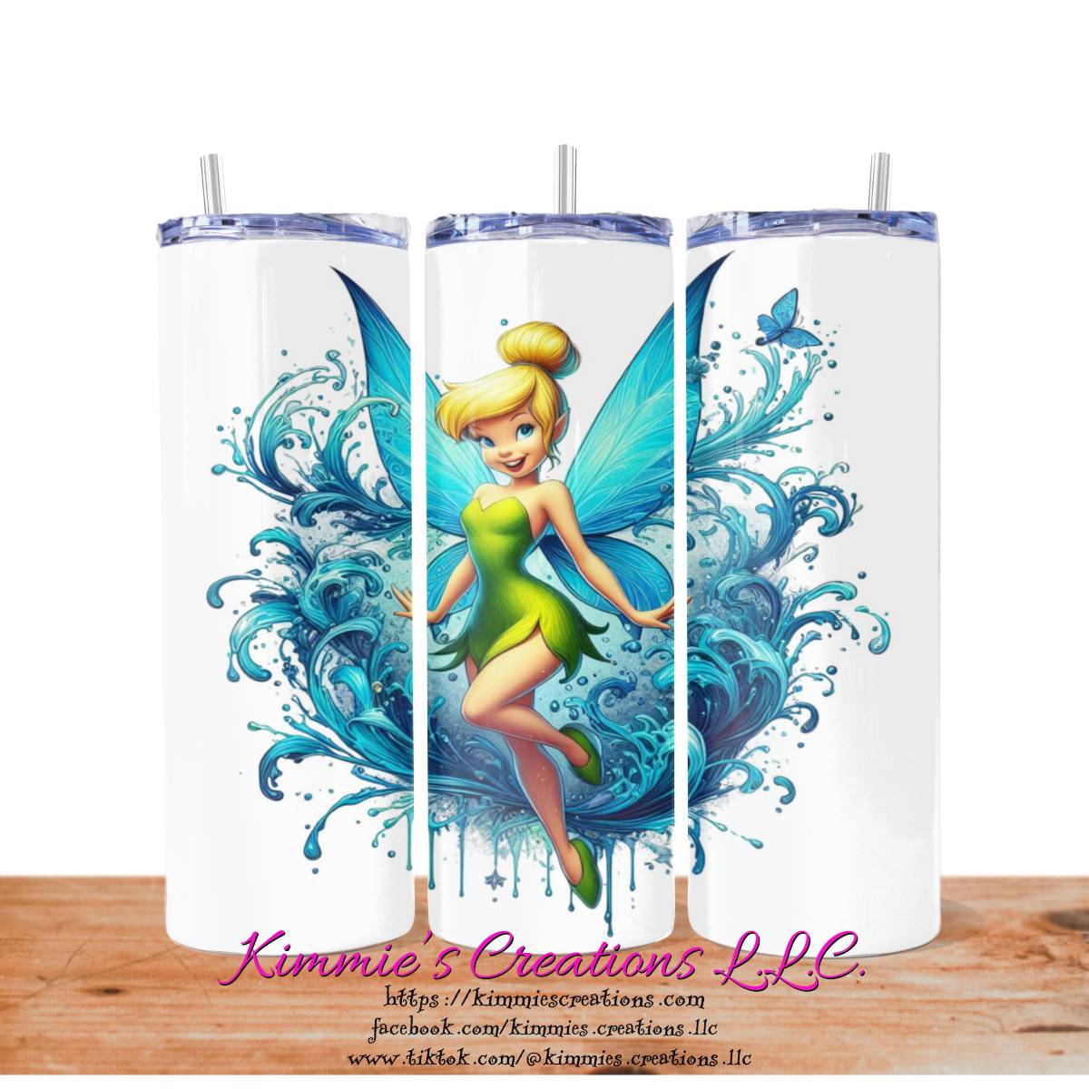 Magical Tinkerbell Skinny Tumbler - Kimmie's Creations L.L.C.