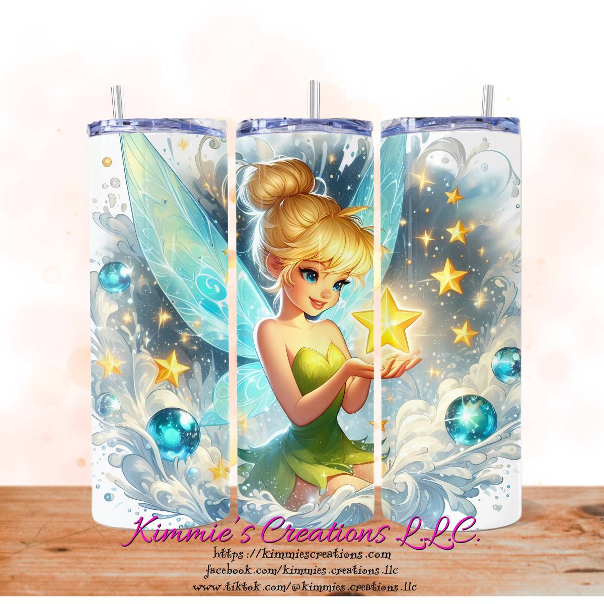 Magical Tinkerbell Skinny Tumbler - Kimmie's Creations L.L.C.