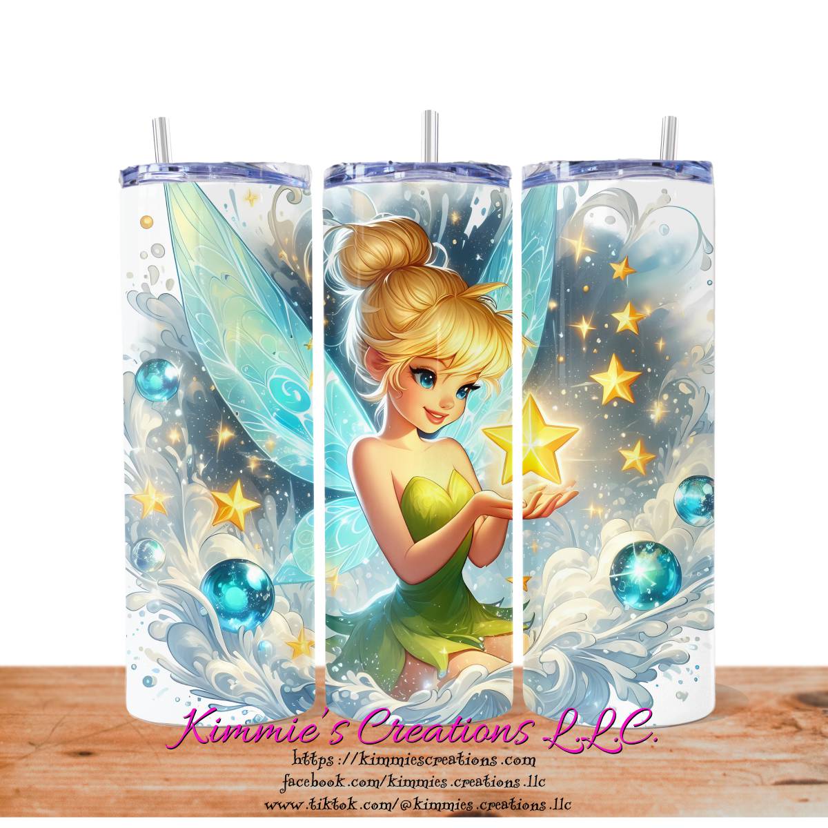 Magical Tinkerbell Skinny Tumbler - Kimmie's Creations L.L.C.