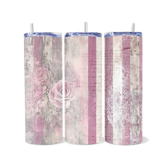 Vintage Romantic Pattern Skinny Tumbler Collection - skinny tumbler