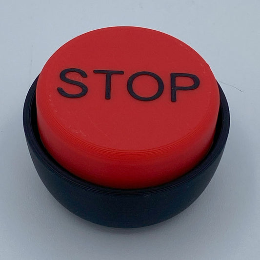 Button Clicker Fidget with STOP & PRESS phrases