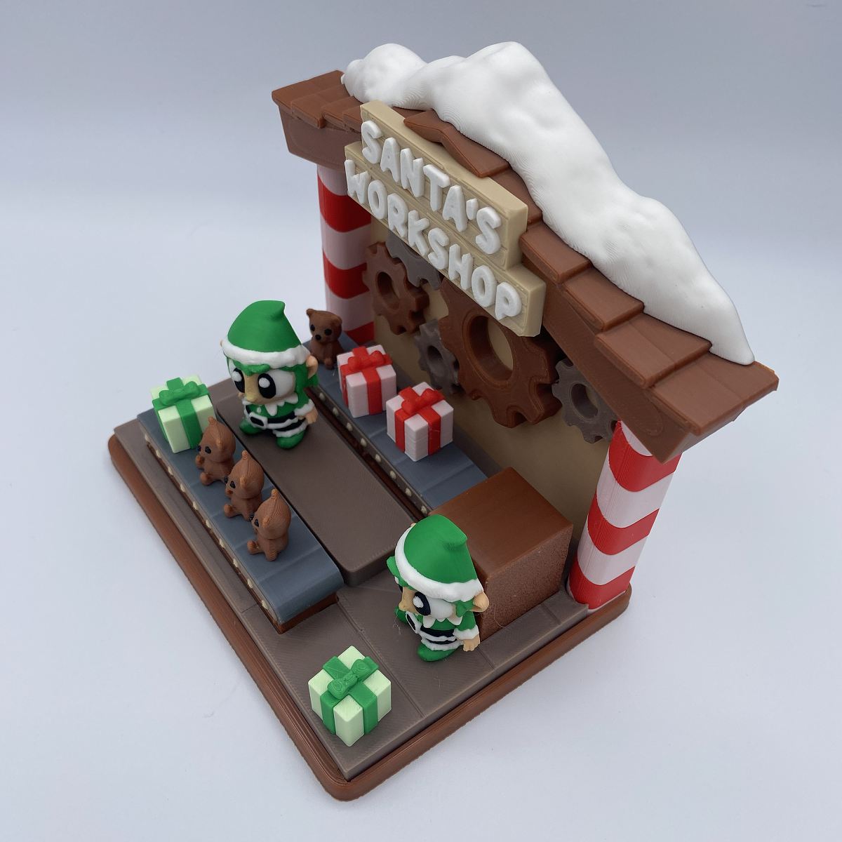 SantasWorkshopwithBoy_Girlelfright - Kimmie's Creations L.L.C.