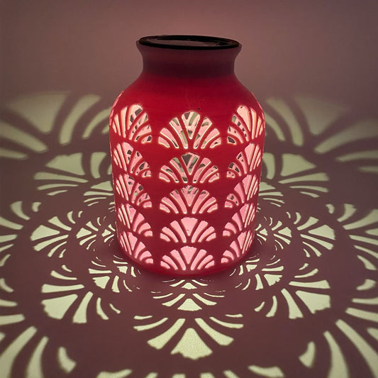 Solar powered LED Lamp with several designs