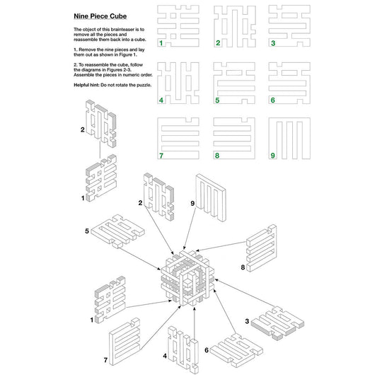 Wooden Puzzle Cube - puzzle
