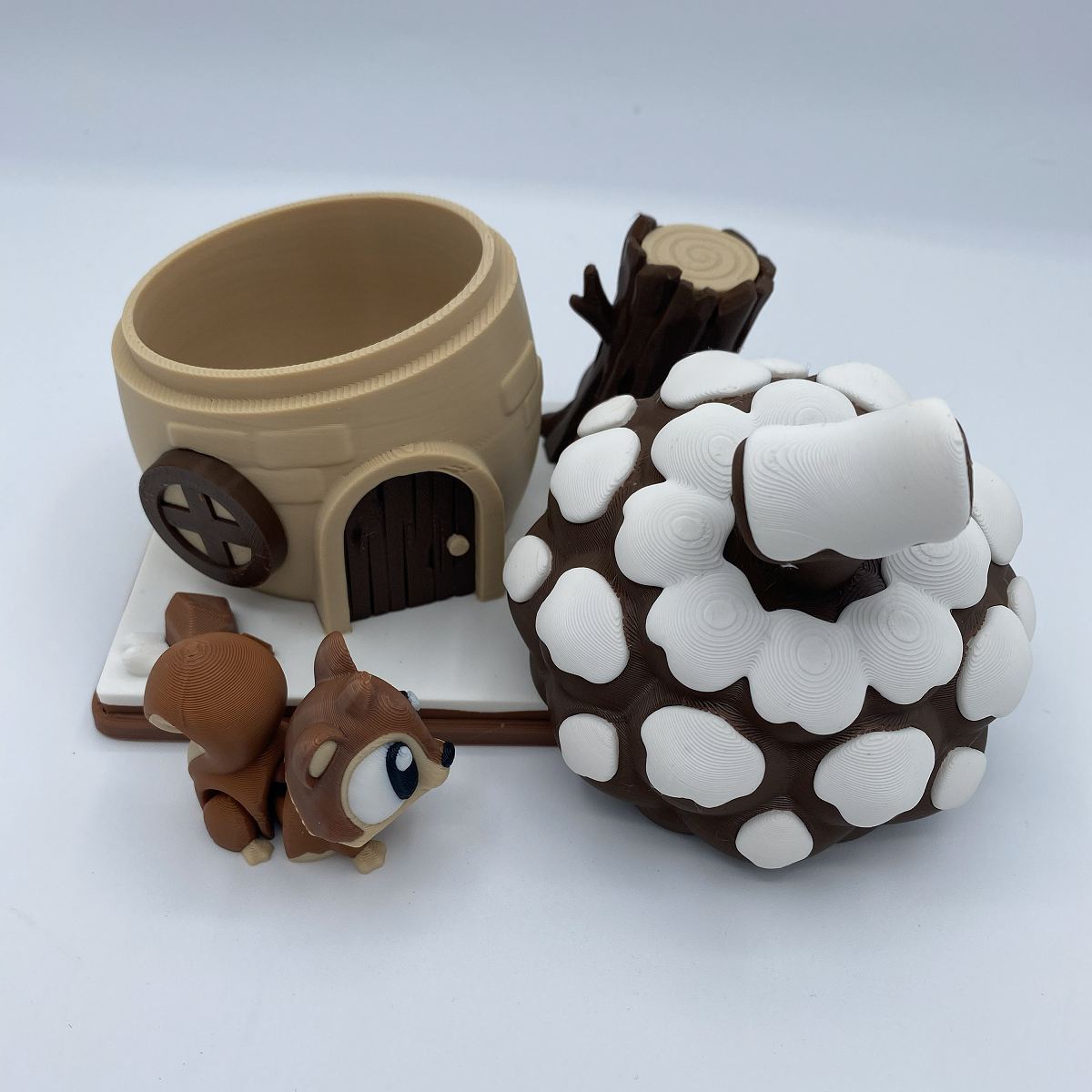 Squirrel and Nut House Playset