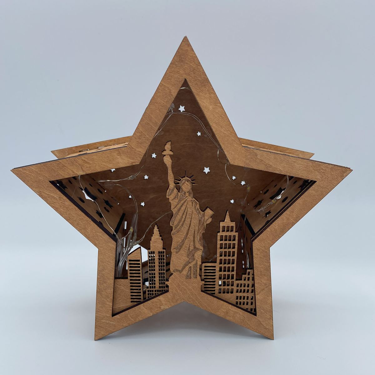 USA Themed Star shape led Lanterns