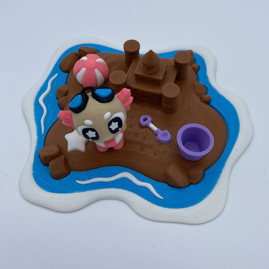 Summer Axolotl Beach Playset