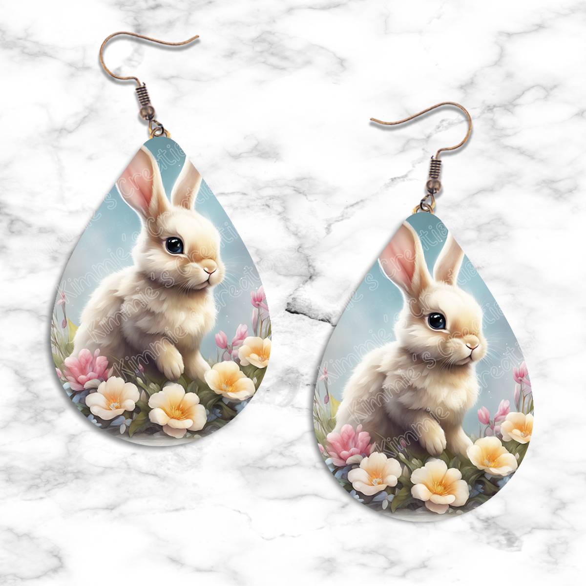 Rabbit Teardrop Earring Collection - 01 - jewelry