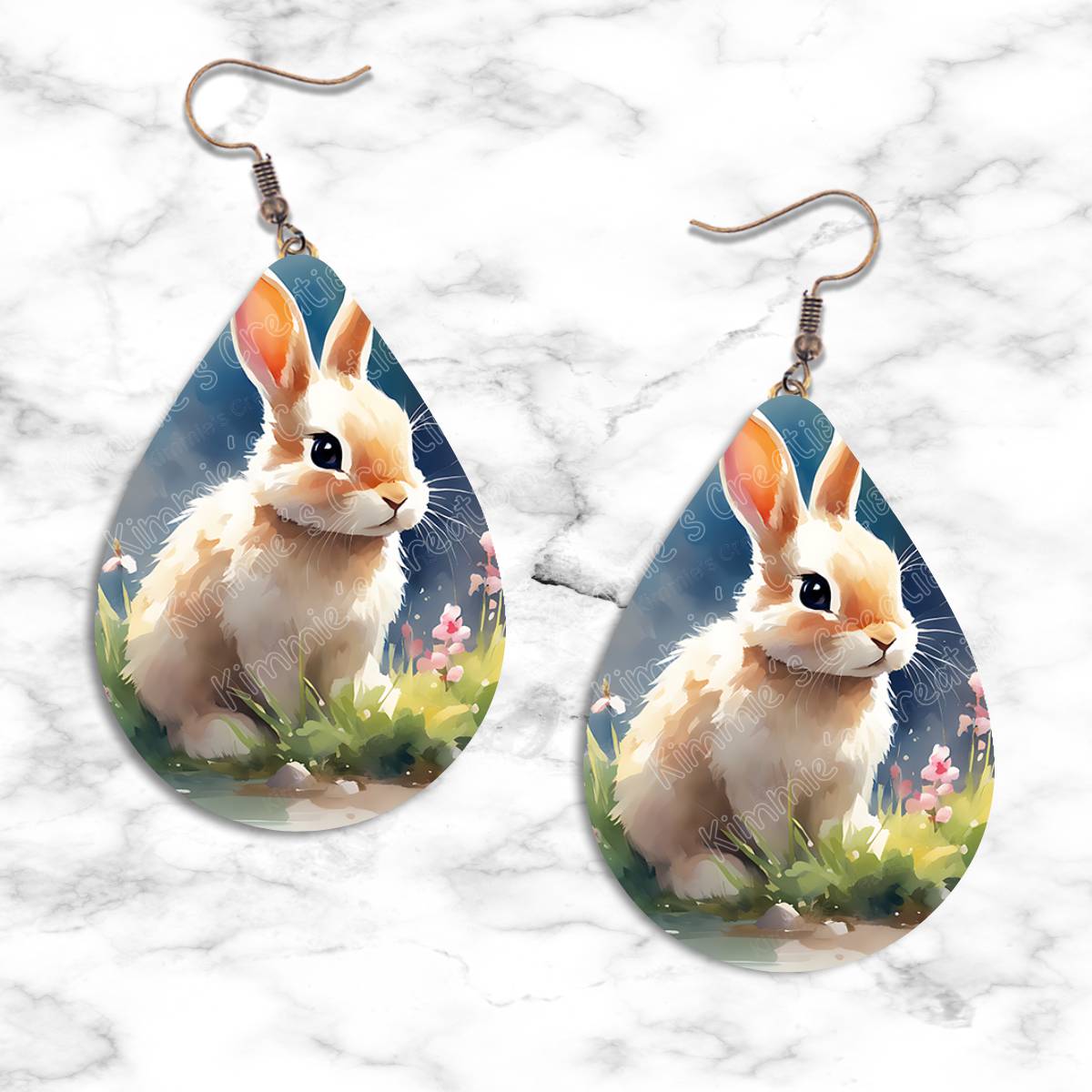 Rabbit Teardrop Earring Collection - 05 - jewelry