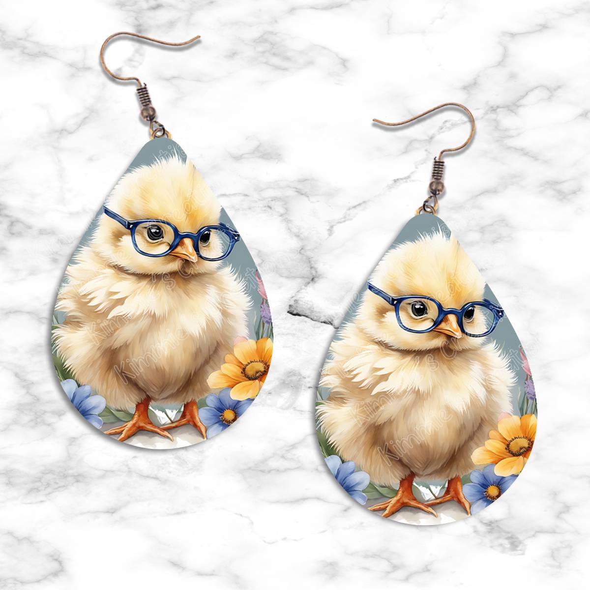 Chickens Teardrop Earring Collection - 05 - jewelry