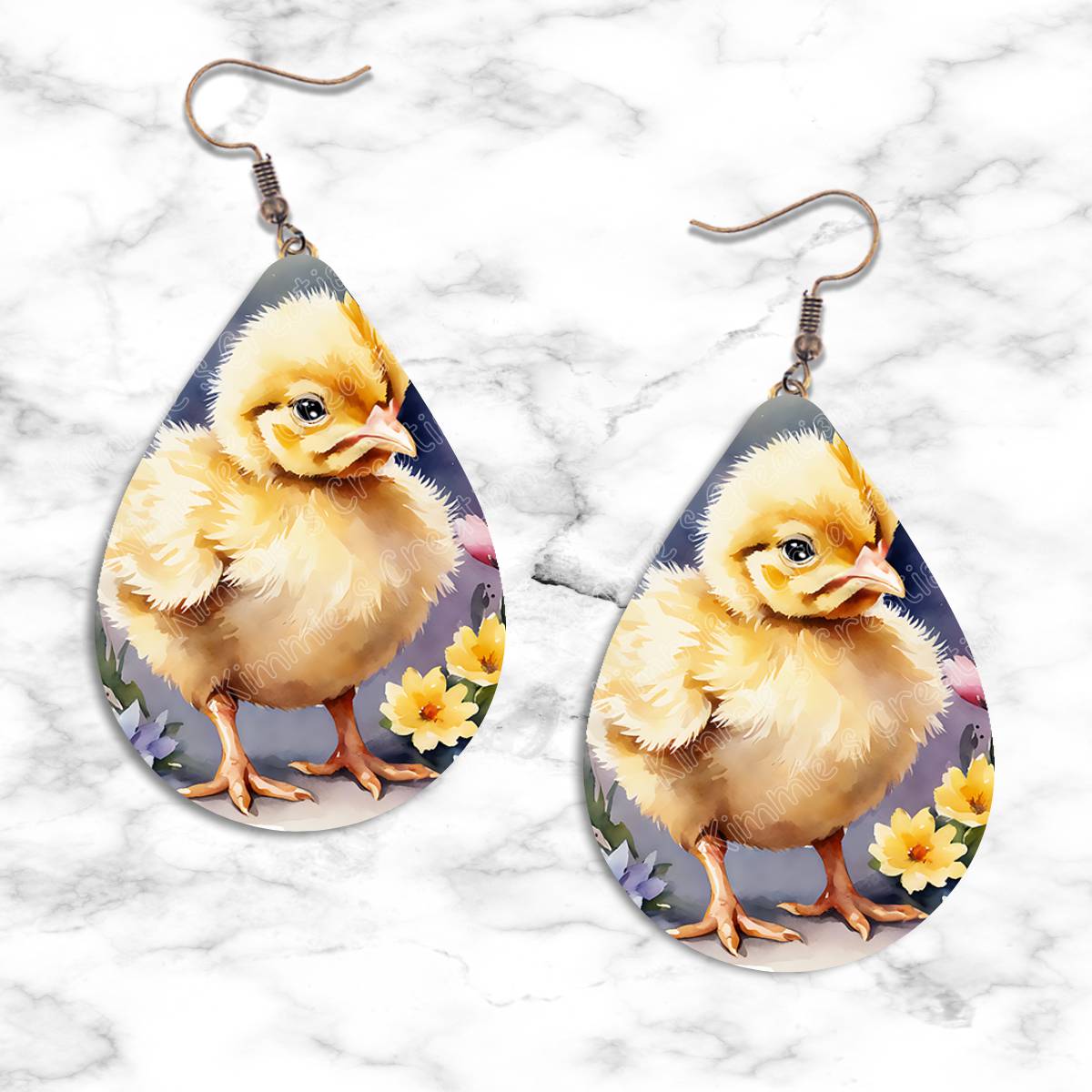 Chickens Teardrop Earring Collection - 06 - jewelry
