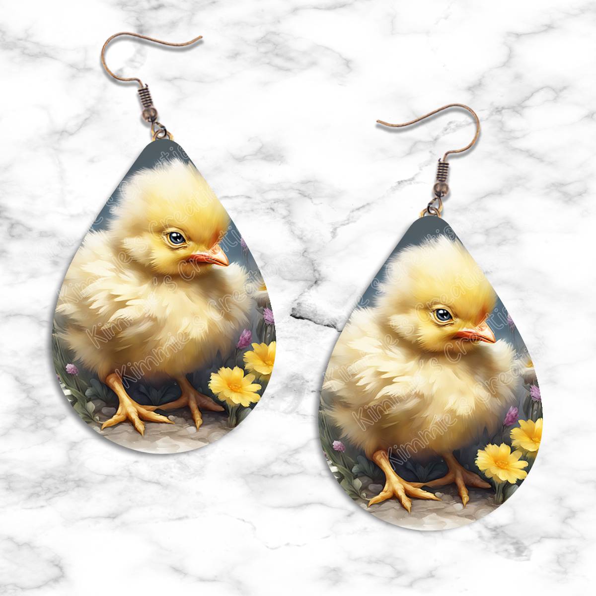 Chickens Teardrop Earring Collection - 07 - jewelry