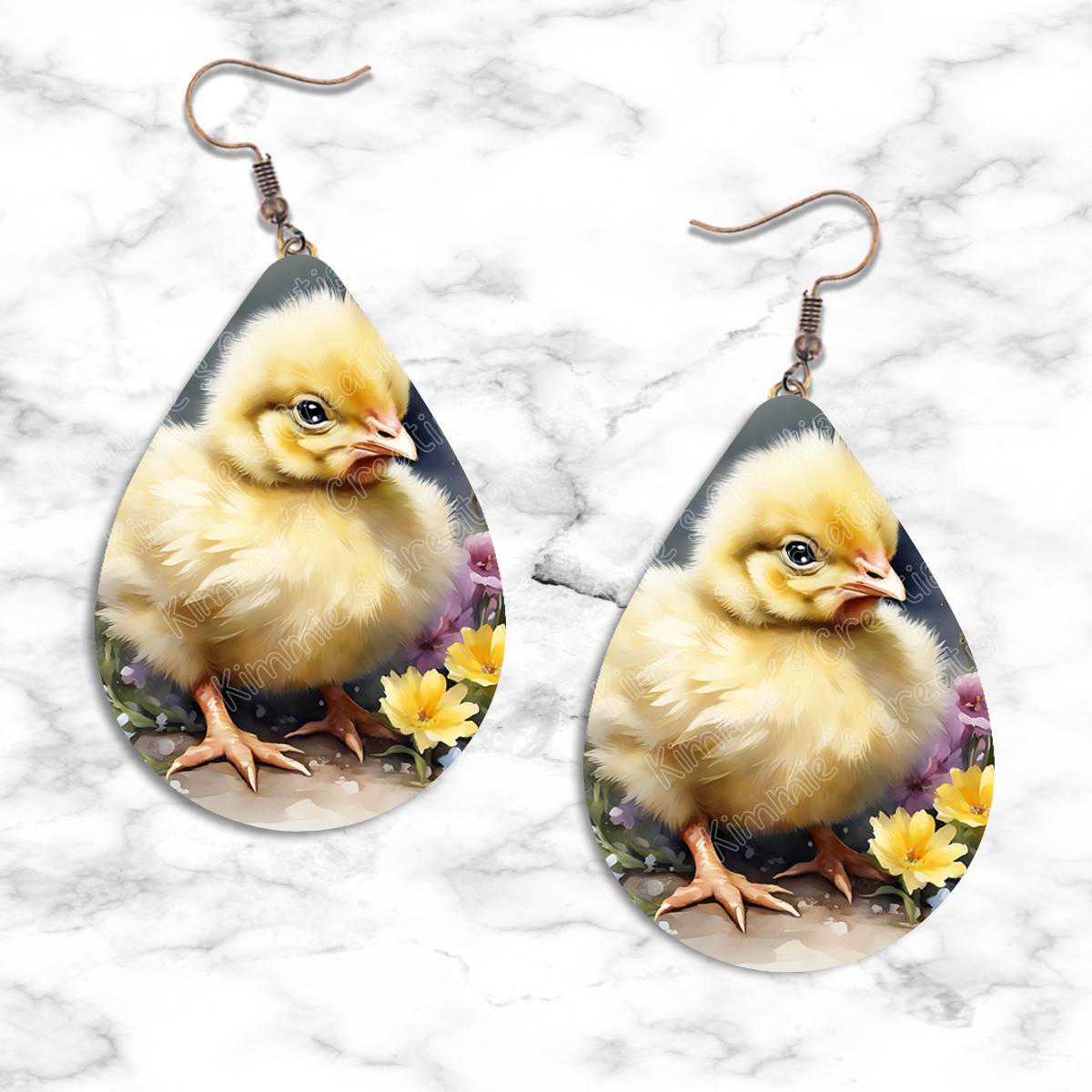 Chickens Teardrop Earring Collection - 08 - jewelry